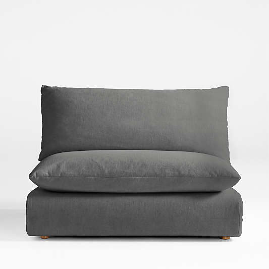 Unwind Armless Chair Slipcovered Sectional Piece