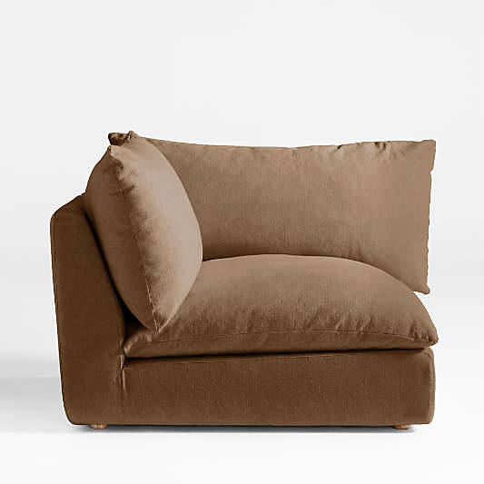 Unwind Corner Chair Slipcovered Sectional Piece