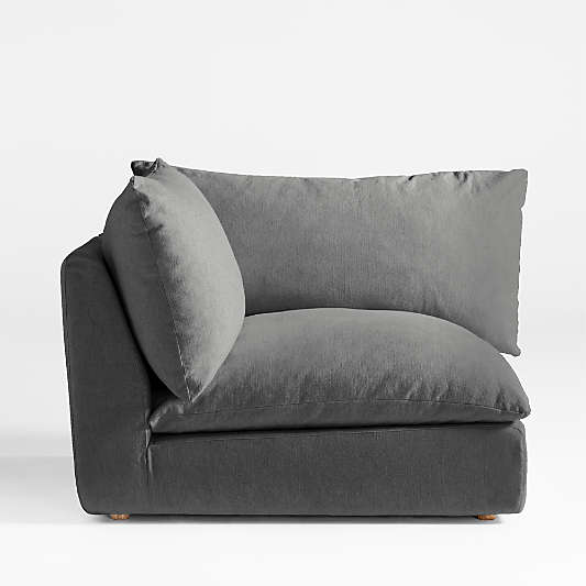 Unwind Corner Chair Slipcovered Sectional Piece