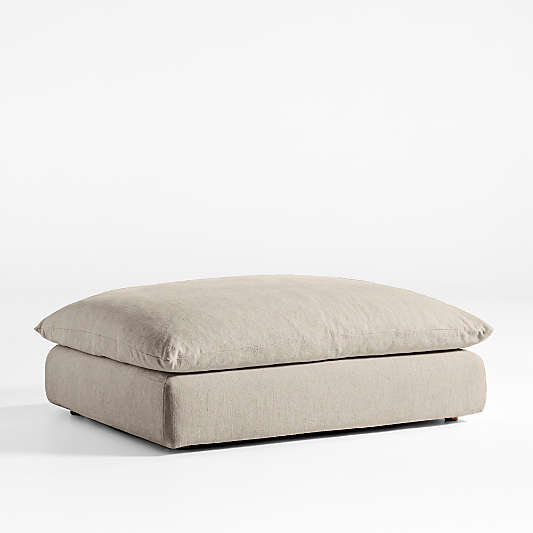 Unwind 51" Slipcovered Ottoman
