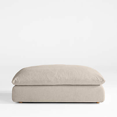 Unwind 51" Slipcovered Ottoman