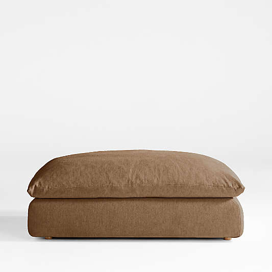 Unwind 51" Slipcovered Ottoman