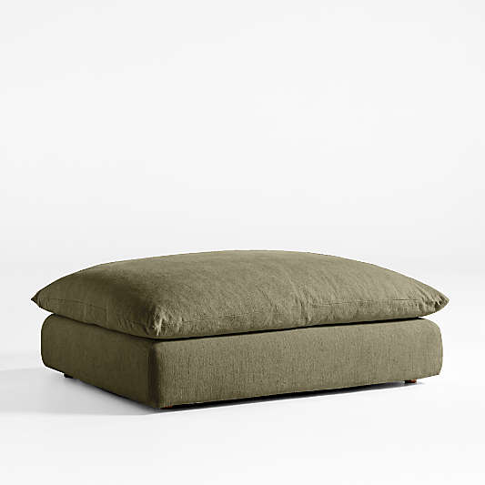 Unwind 51" Slipcovered Ottoman