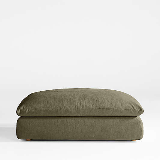 Unwind 51" Slipcovered Ottoman