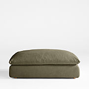 Unwind Slipcovered Ottoman