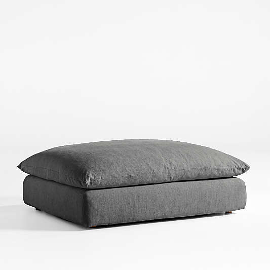 Unwind 51" Slipcovered Ottoman