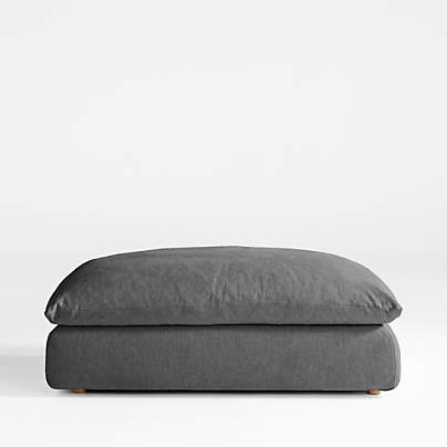 Unwind 51" Slipcovered Ottoman