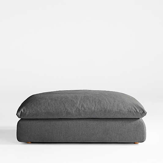 Unwind 51" Slipcovered Ottoman