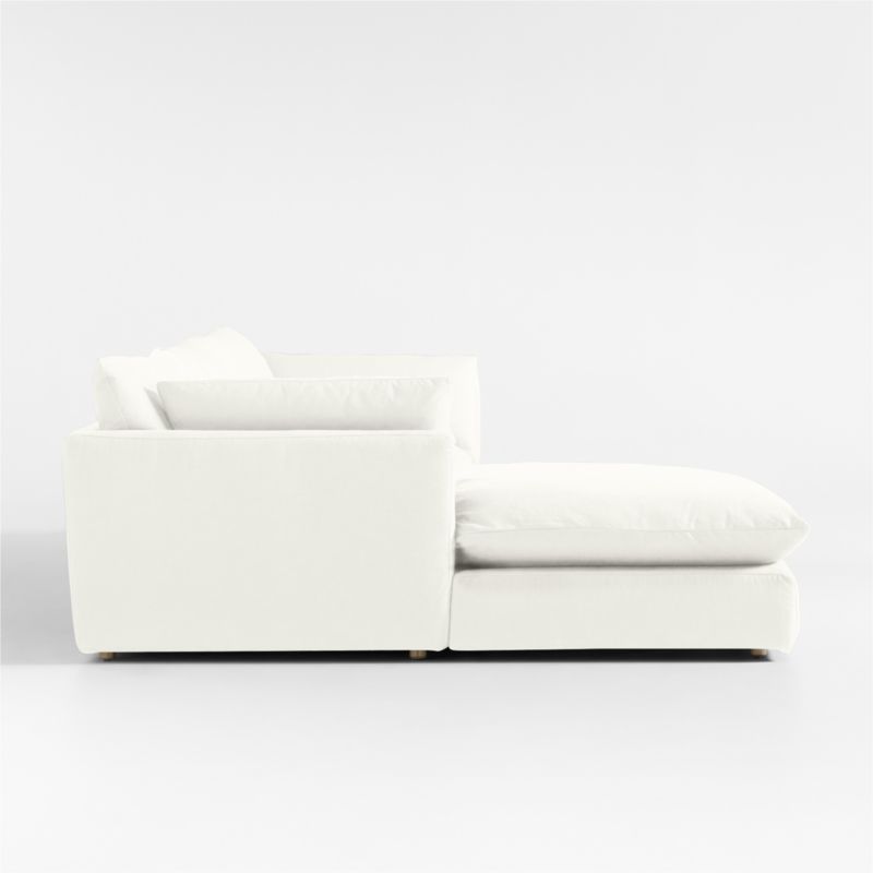 Unwind Modular 3-Piece Slipcovered Chaise Sectional Sofa - image 2 of 5