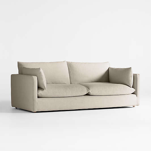 Unwind Slipcovered 92" Sofa