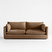 Sloane Cocoa Brown Upholstered Queen Bed