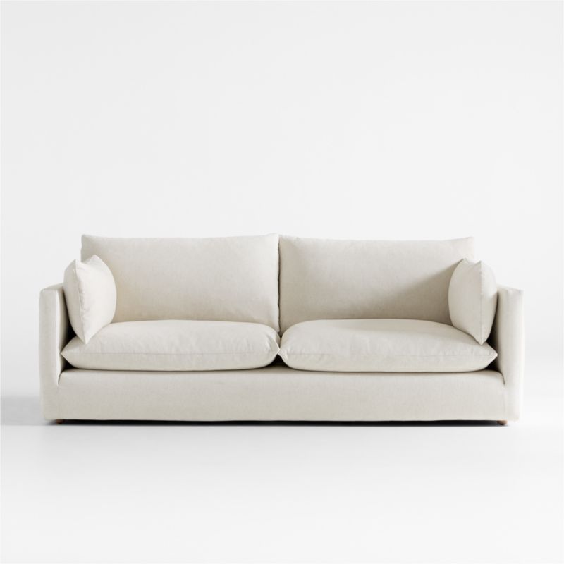 Unwind Slipcovered 92" Sofa - image 0 of 5