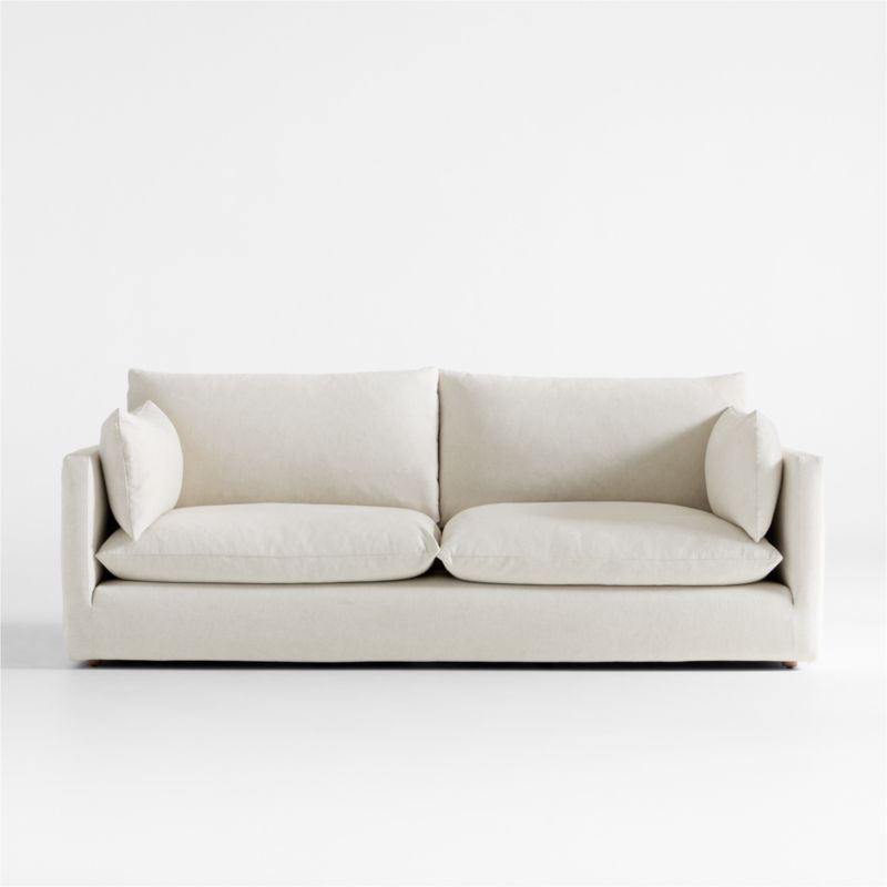 Unwind Slipcovered 92" Sofa