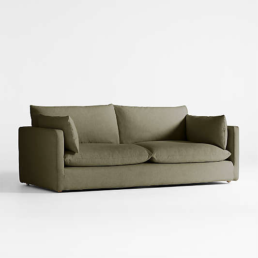 Unwind Slipcovered 92" Sofa