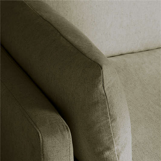 Unwind Modular 6-Piece Slipcovered Sectional Sofa with Ottoman