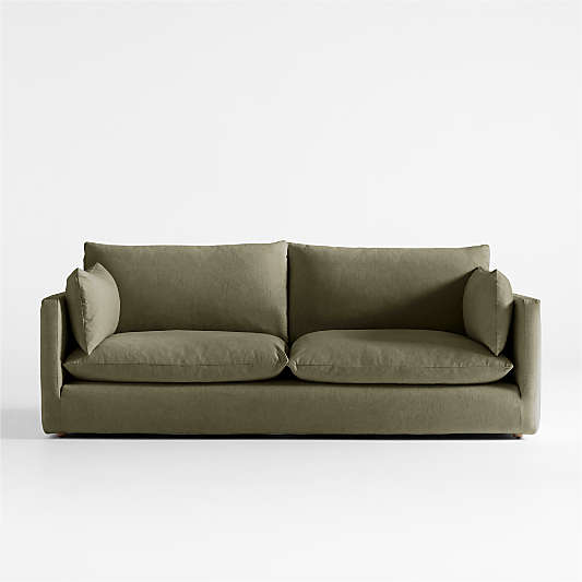 Unwind Slipcovered Sofa (92"-148")