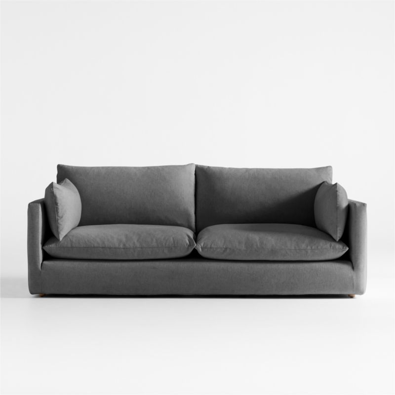 Unwind Slipcovered 92" Sofa - image 0 of 5