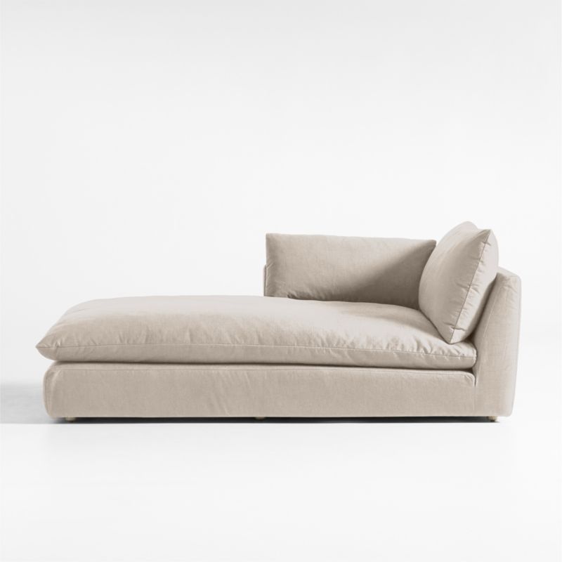 Unwind Slipcovered Left-Arm Chaise Lounge - image 0 of 1