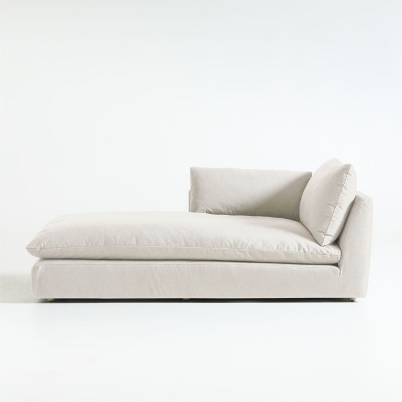 Unwind Slipcovered Left-Arm Chaise Lounge - image 0 of 1