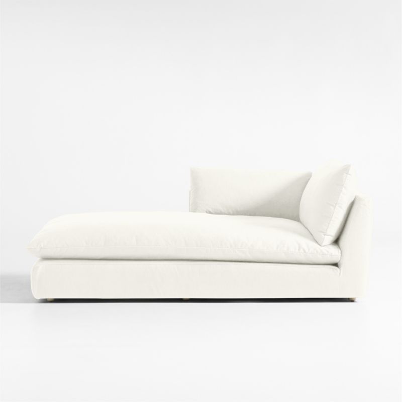 Unwind Slipcovered Left-Arm Chaise Lounge - image 0 of 1