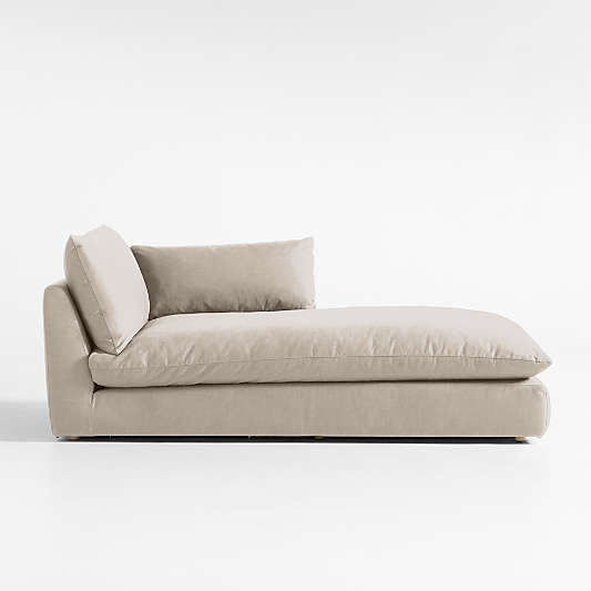 Unwind Right-Arm Chaise Lounge Slipcovered Sectional Piece