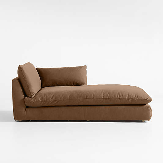 Unwind Right-Arm Chaise Lounge Slipcovered Sectional Piece