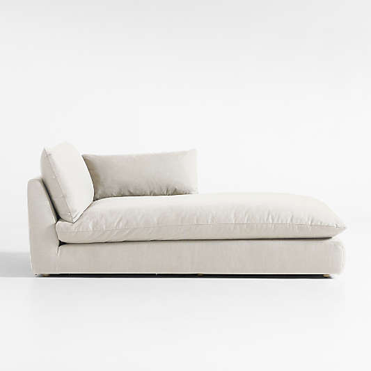 Unwind Right-Arm Chaise Lounge Slipcovered Sectional Piece