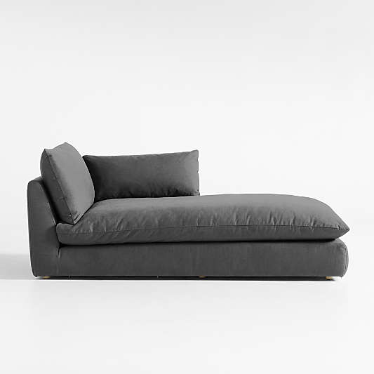 Unwind Right-Arm Chaise Lounge Slipcovered Sectional Piece