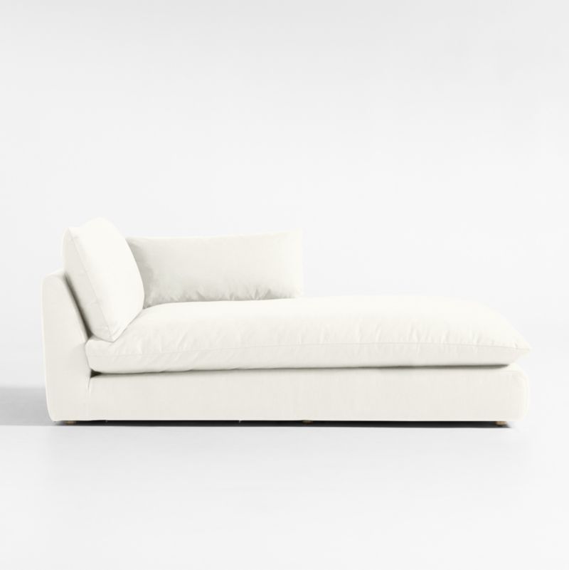 Unwind Slipcovered Right-Arm Chaise Lounge - image 0 of 1