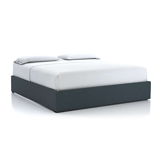 King Upholstered Gas-Lift Storage Bed Base