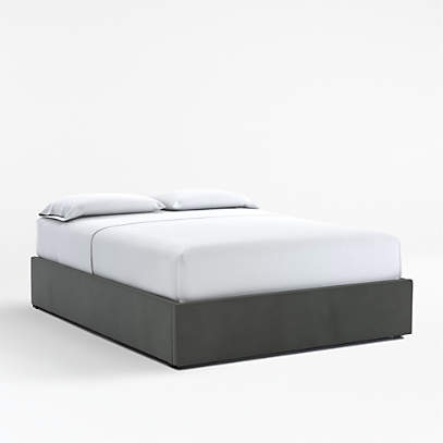 Upholstered Gas Lift Storage Bed Base, Twin Lift Up Storage Bed