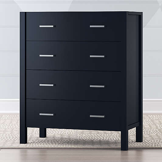 Kids Uptown 4-Drawer Navy Blue Dresser