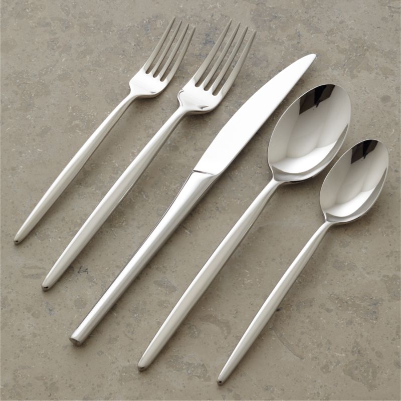 Uptown 20-Piece Flatware Set + Reviews | Crate & Barrel