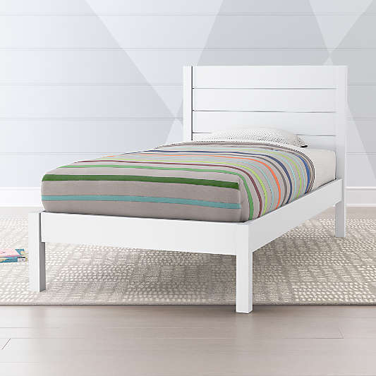 Parke White Twin Bed