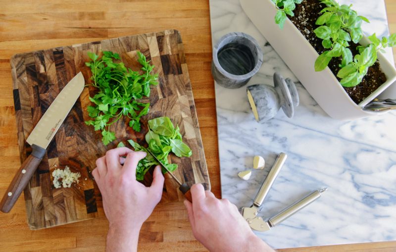 Square End Grain Cutting Board - image 3 of 12