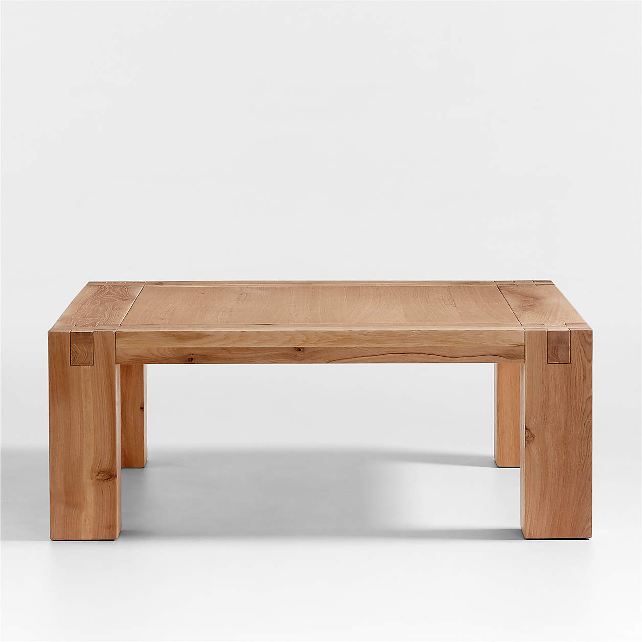 Shinola Utility Square Oak Coffee Table + Reviews Crate & Barrel