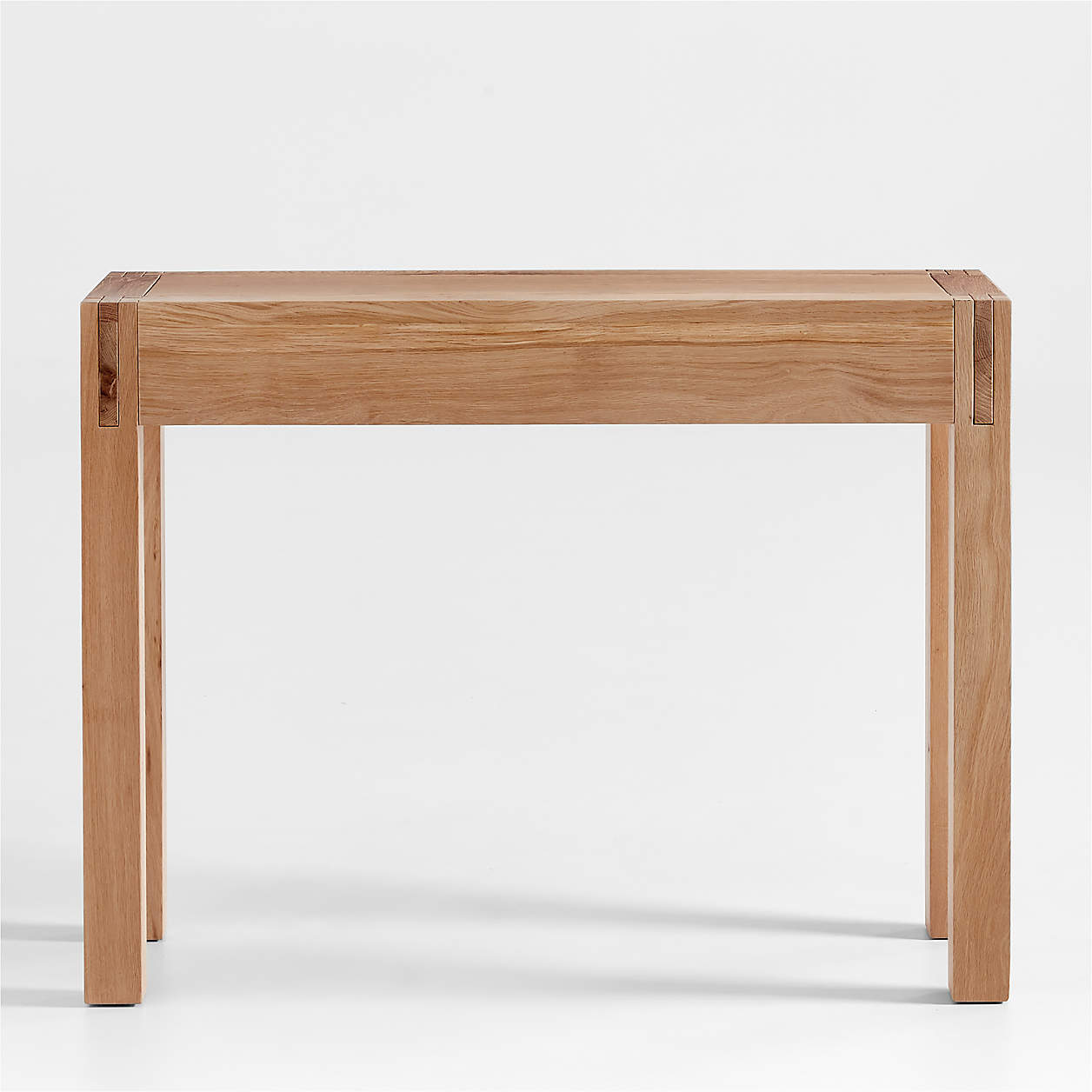 Shinola Utility Oak Console Table Crate & Barrel