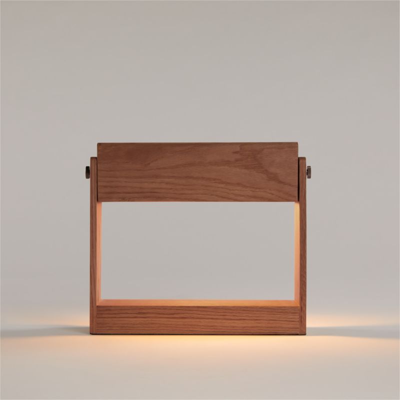 Shinola Utility Natural Wood Desk Lamp