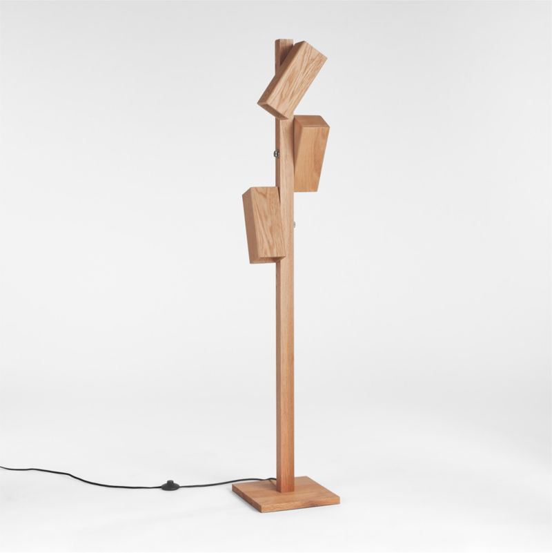 Shinola Utility Natural Wood Tree Floor Lamp - image 0 of 4