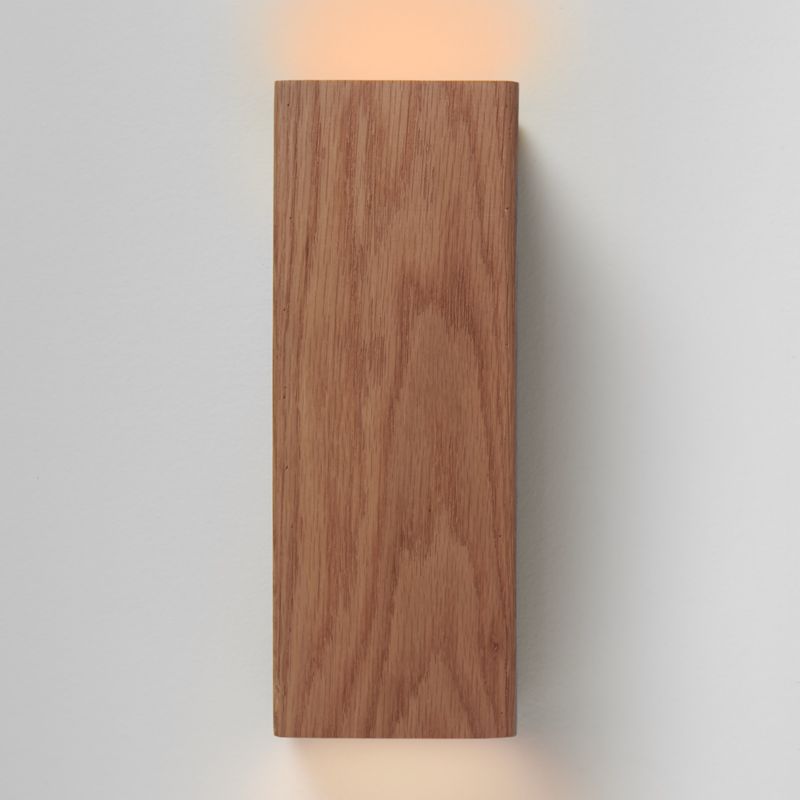 Shinola Utility Natural Wood Wall Sconce