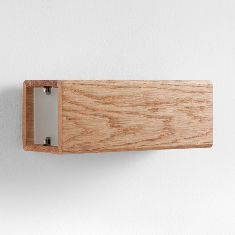 Shinola Utility Natural Wood Wall Sconce