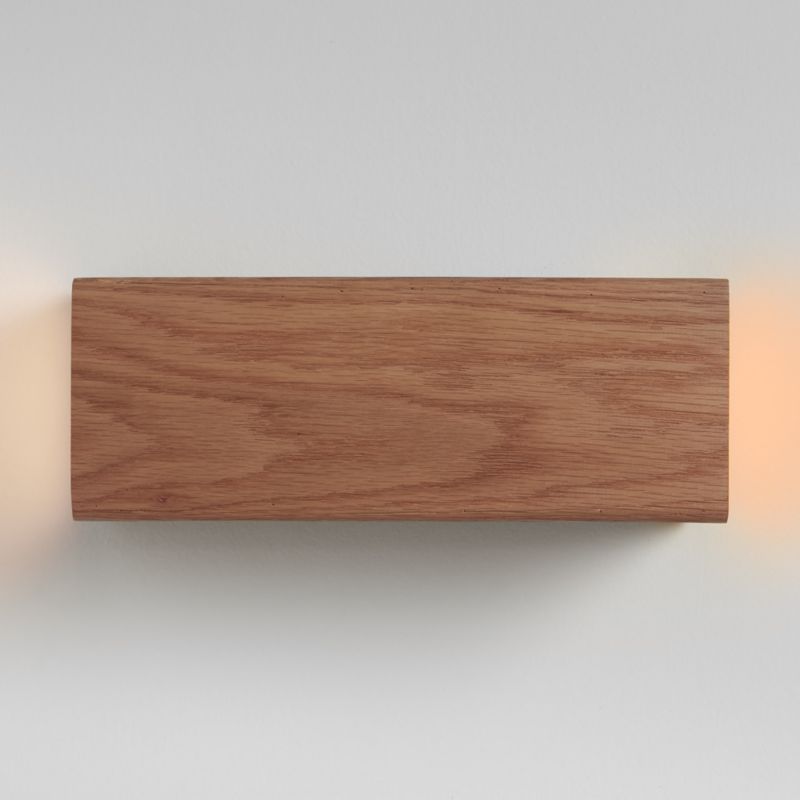 Shinola Utility Natural Wood Wall Sconce