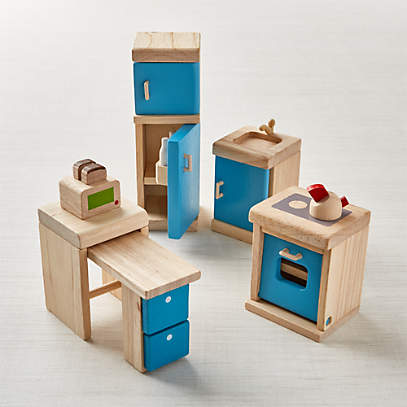 crate and barrel toy kitchen