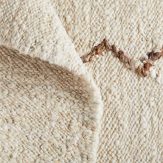 Vail Wool Handowven Hand-Knotted Caramel Brown Area Rug 6'x9'
