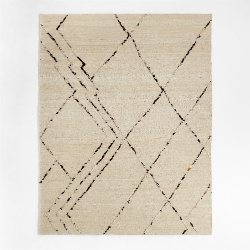 Vail Zig Zag Geometric Espresso Brown Rug Swatch 12"x18" - image 1 of 6