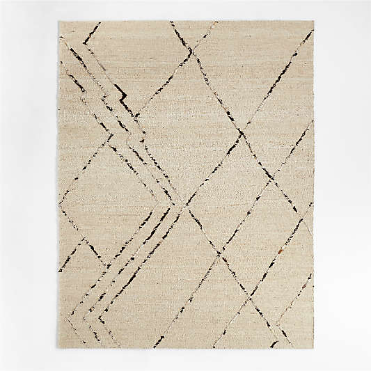 Vail Zig Zag Geometric Espresso Brown Area Rug 10'x14'