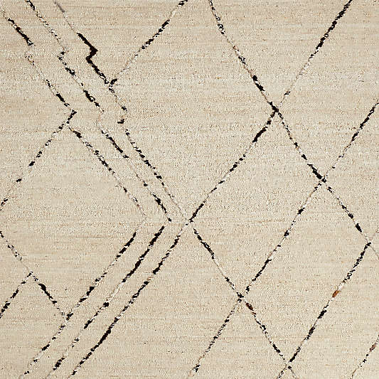 Vail Zig Zag Geometric Espresso Brown Area Rug 6'x9'