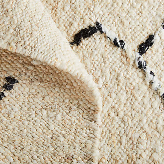 Vail Wool Handowven Hand-Knotted Cream Rug