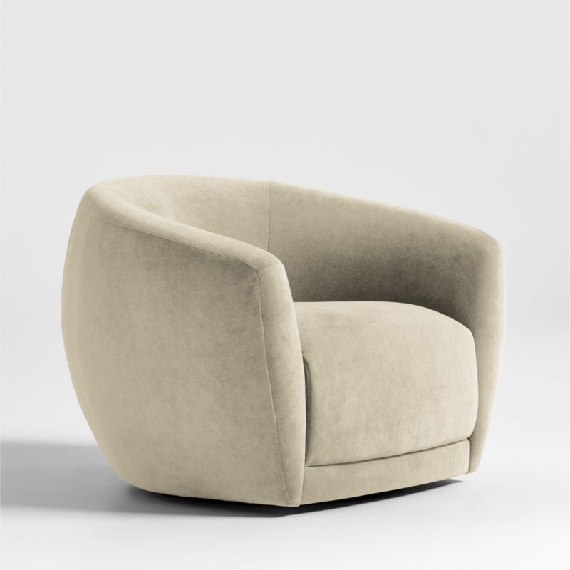 Crate and barrel discount tillie swivel chair