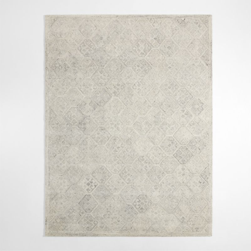 Valencia Wool Ivory Rug Swatch 12"x18" - image 1 of 4